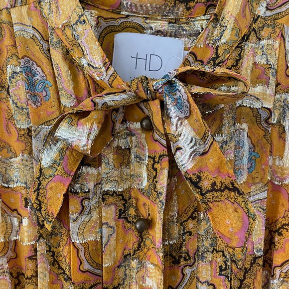 Anthropologie / HD in Paris Goldspun Paisley Dress - Picture 5 of 12